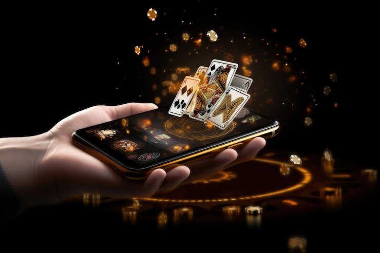 Antarmuka aplikasi diavolo menampilkan meja dealer langsung dengan studio multi-kamera
